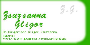 zsuzsanna gligor business card